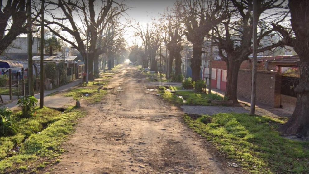 Ac�, en este vecindario, se produjo el crimen del trabajador, de 30 a�os.