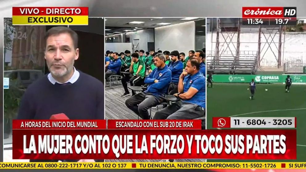 La delegación de Irak se aloja en el Hotel Dazzler en la ciudad de La Plata (Crónica HD).