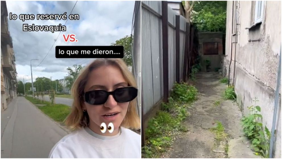 Una joven argentina mostró en TikTok la sorpresa que se llevó cuando alquiló un departamento en Eslovaquia y lo que recibió cuando llegó al lugar.