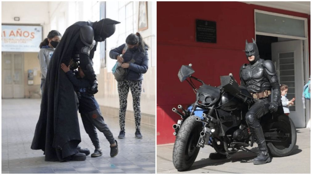 "The Batman C�rdoba" recorre centros de salud y regala juguetes a los ni�os internados (Instagram/@thebatmancordoba).