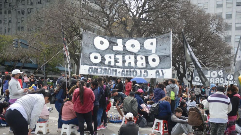  Piqueteros marchar�n al Ministerio de Desarrollo Social de la Naci�n (Hern�n Nersesian / Cr�nica / Archivo).