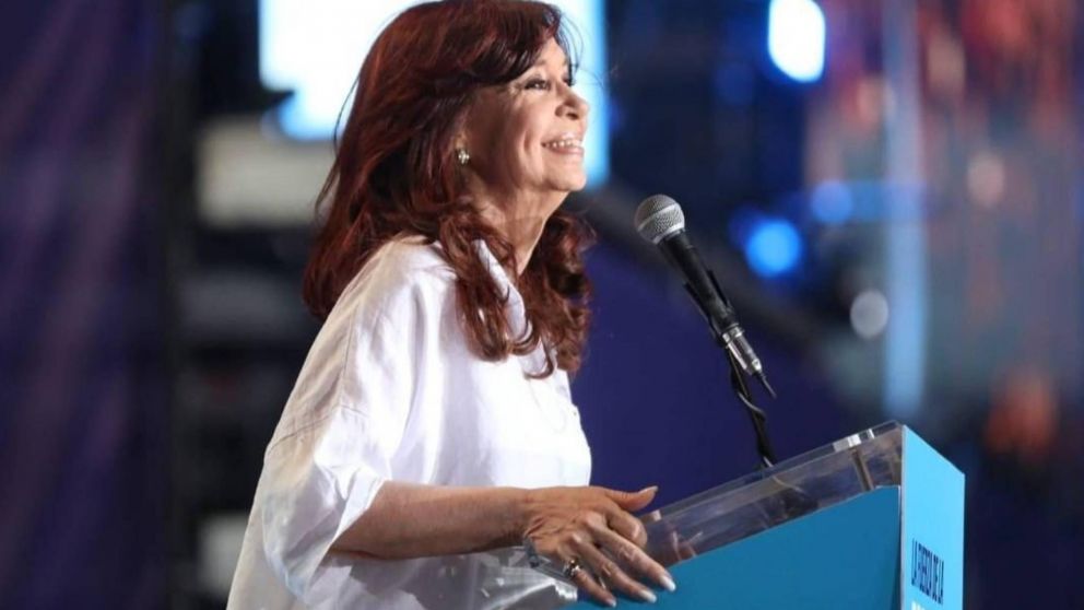 Cristina Kirchner en Plaza de Mayo: será oradora del acto del Frente de Todos el 25 de mayo.