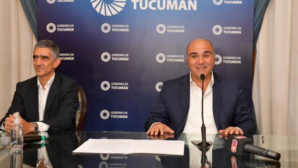Juan Manzur anunció la fecha de las elecciones en Tucumán (archivo Telam).