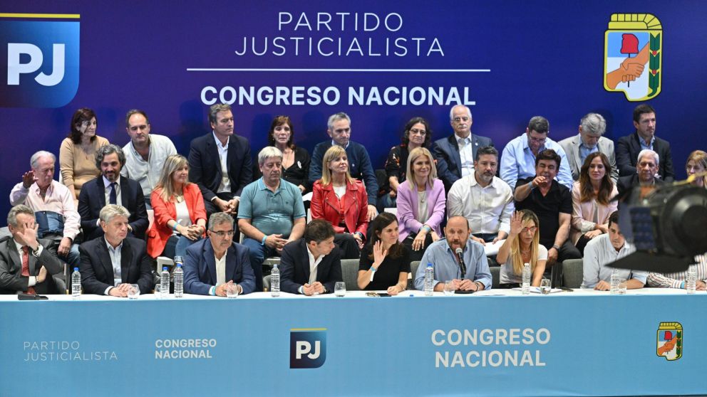 Congreso del PJ bonaerense.