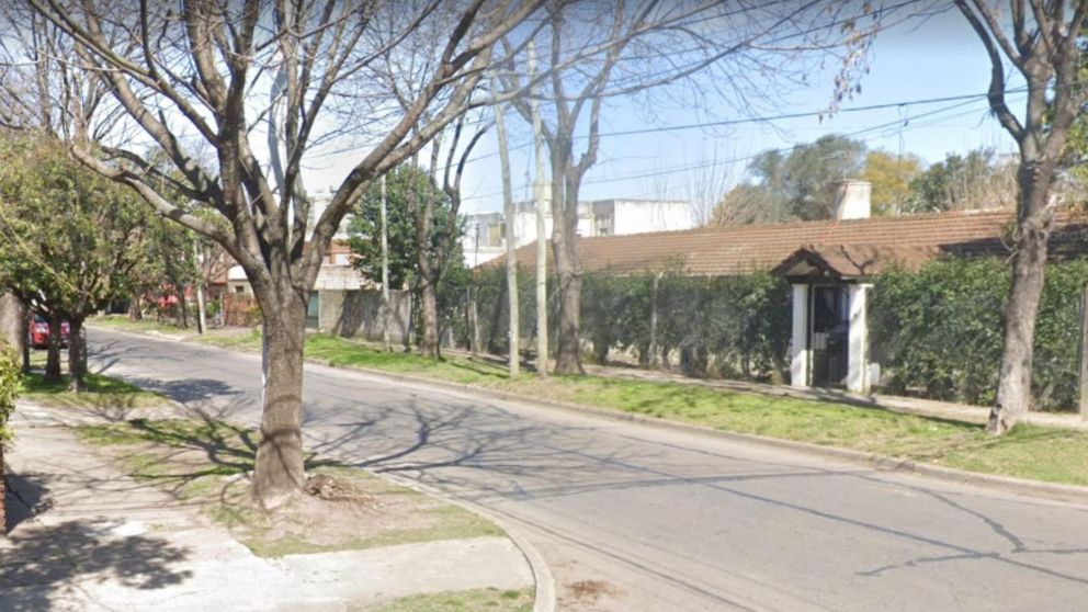 El lugar donde fue atacado el polic�a.