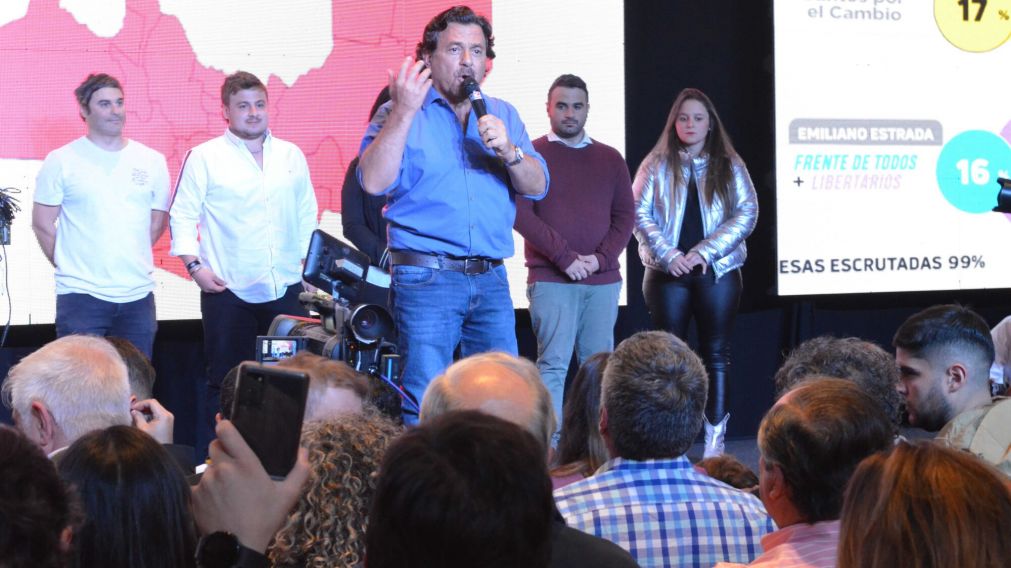 "Los salteños ratificaron mi compromiso", consideró Gustavo Sáenz luego del triunfo en las elecciones (Télam).