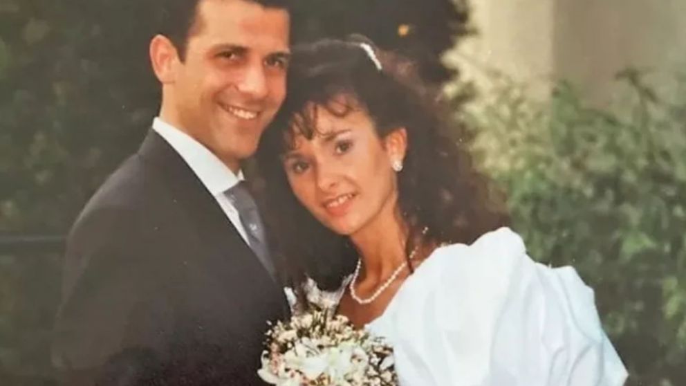 Angelo Farina y Miriam Visintin se habían casado en junio de 1990 (Archivo).
