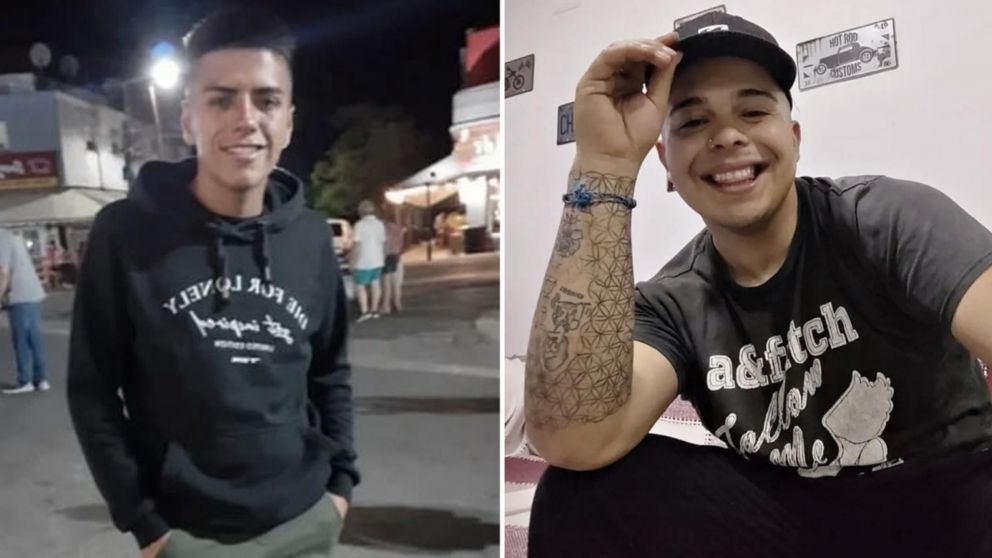 Lautaro Morello (izquierda) apareció asesinado, y Lucas Escalante (derecha) sigue desaparecido.