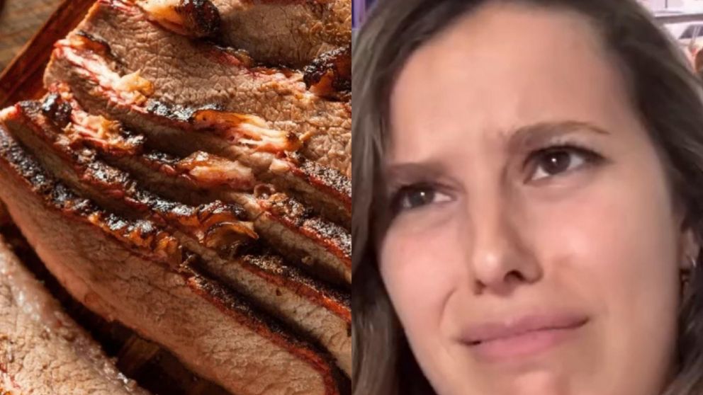 Fue la encargada de comprar asado en Italia y sorprenció con lo que gastó (TikTok / @elibravera).