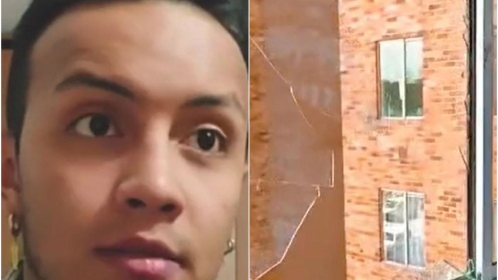 Enloqueció, tiró cosas por la ventana y destruyo departamentos (TikTok _ @pipepiedras).