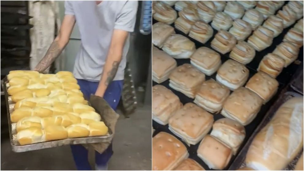 Dos panaderos "se midieron los panes" en Tik Tok.