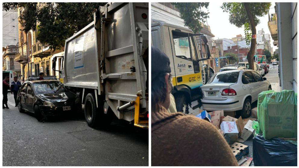 Ocurrió en el barrio porteño de Constitución (Gentileza TW @aleginart).