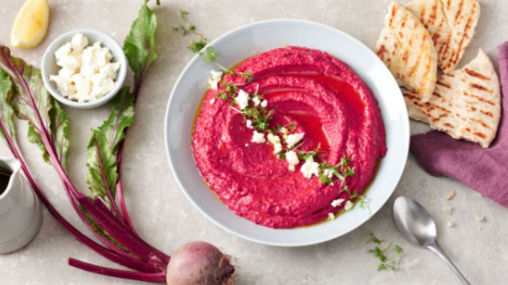 Hummus de remolacha: una receta imperdible.