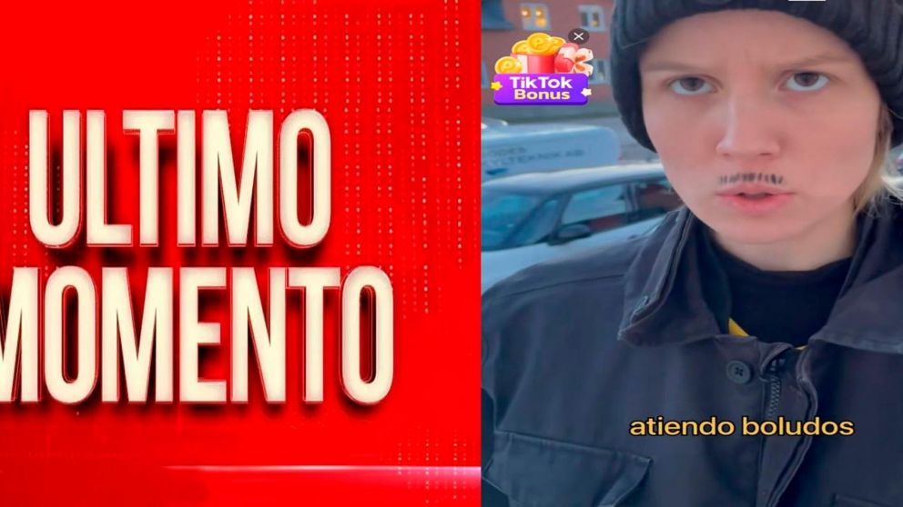 Sueca fan�tica de Cr�nica parodi� los mejores bloopers y la rompi�: "Atiendo bolud...".