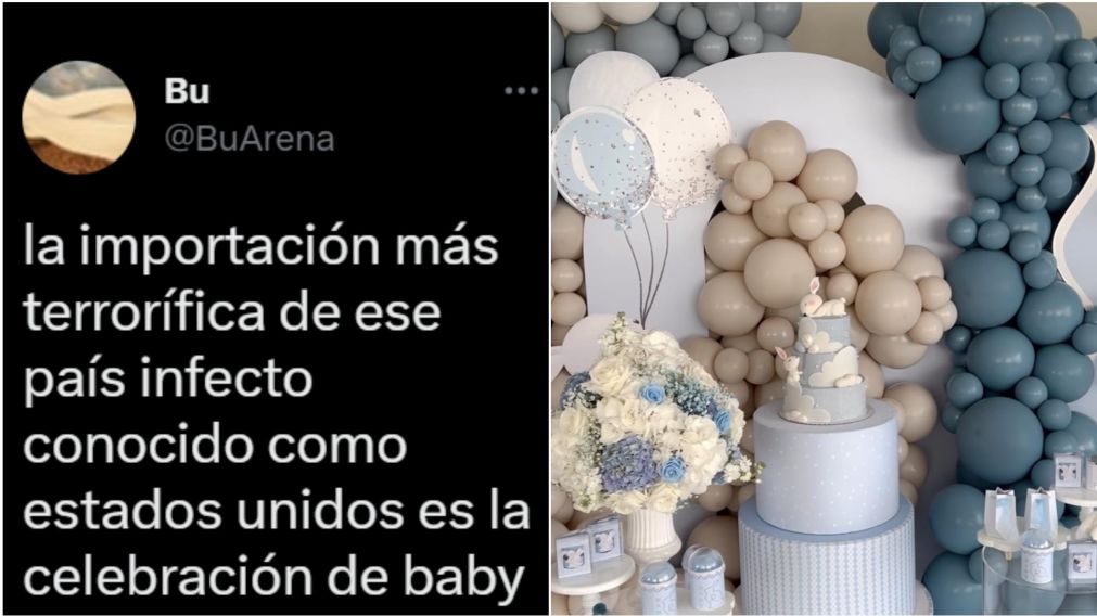 Una usuaria de Twitter criticó el baby shower al estilo "yanqui".