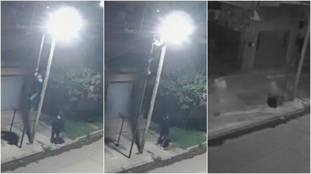 Preocupan los robos de "hombres monos" que dejan cuadras enteras a oscuras.