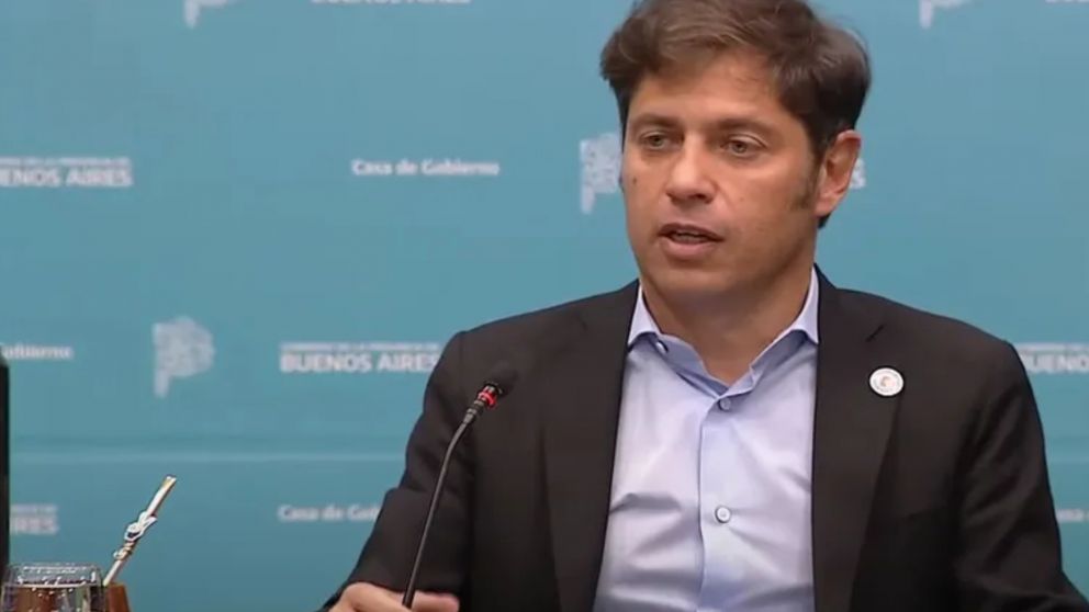 El gobernador Axel Kicillof encabezó un acto en La Plata.