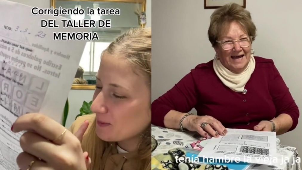 Un divertido error de una abuela en su tarea la volvi� viral en TikTok.