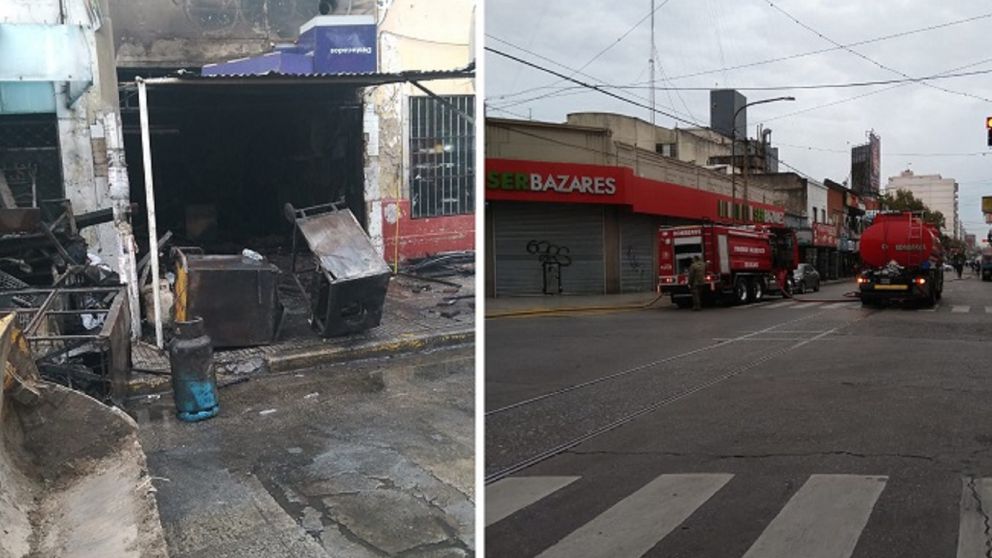 Incendio en Quilmes Centro destruyó cuatro locales