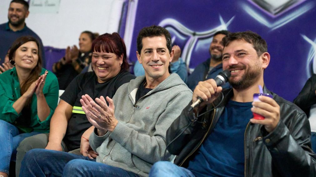 Wado de Pedro junto a Juan Grabois (Twitter/ "Wado" de Pedro).