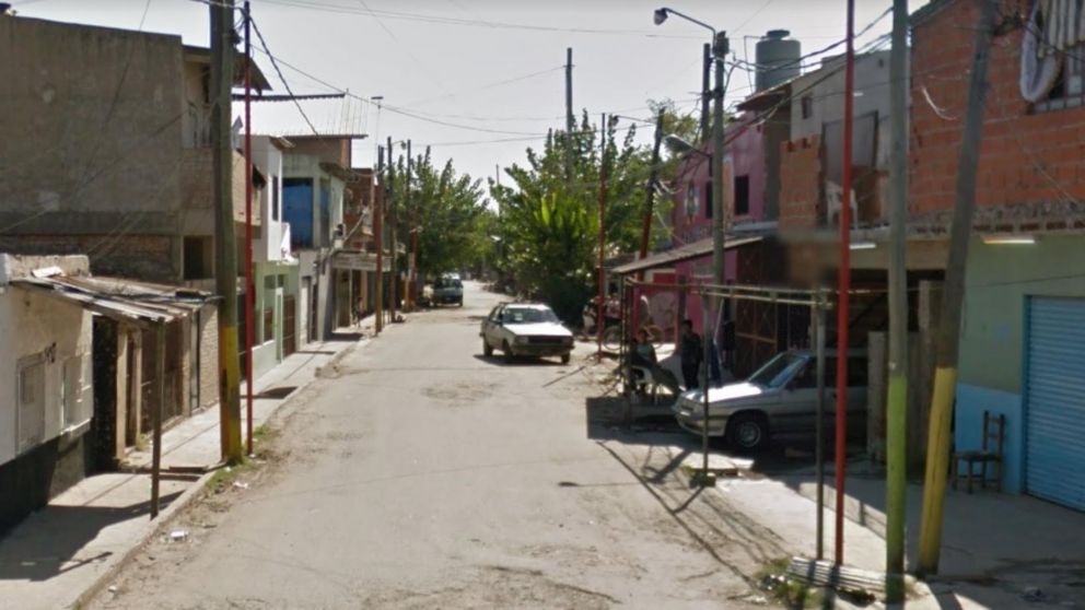 En este barrio fue asesinado Guillermo Alfredo Martínez (Google Street View).