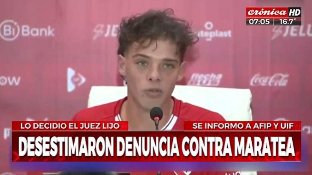 Colecta en el rojo: desestimaron la denuncia contra Santi Maratea