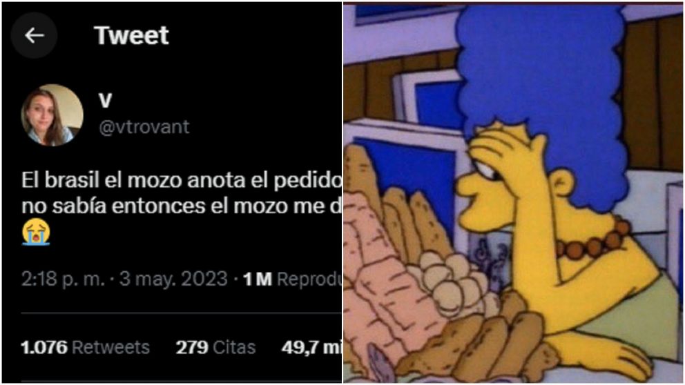 Una joven comparti� la confusa experiencia que vivi� en un restaurante en Brasil e hizo estallar a todos en Twitter.