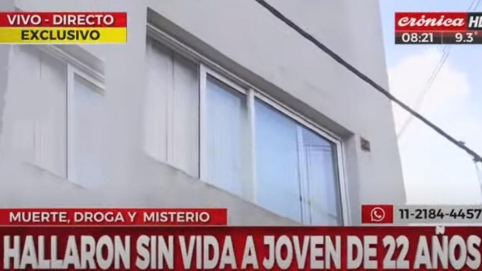 El cuerpo sin vida fue encontrado en un departamento en La Plata (Crónica HD).