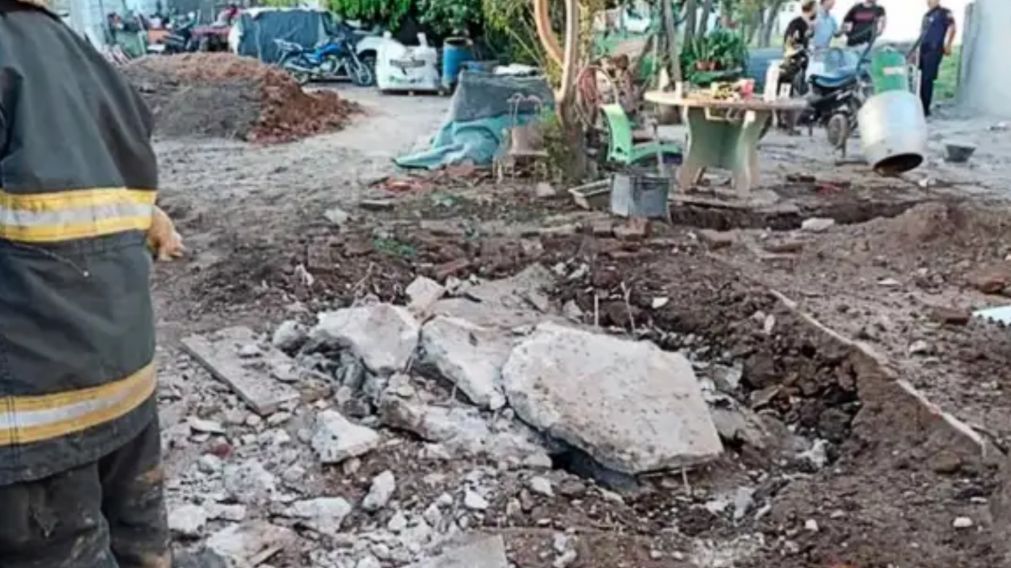 La vivienda de calle Rivadavia donde ocurrió la tragedia.