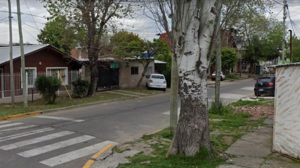 Acá, en esta esquina, fue agredido Martín Ezequiel Arias.