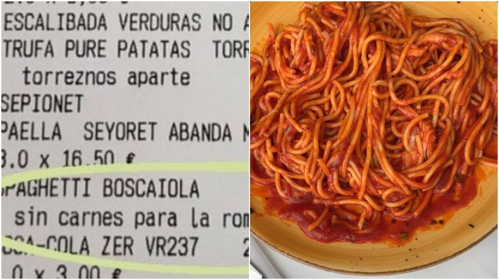 Un ticket indign� a una pareja de comensales y es viral (Twitter/@soycamarero).