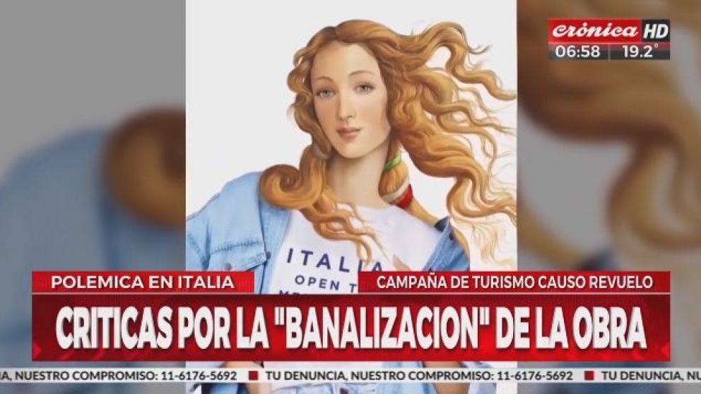 Pol�mica con la Venus de Botticelli: �nace una nueva influencer?