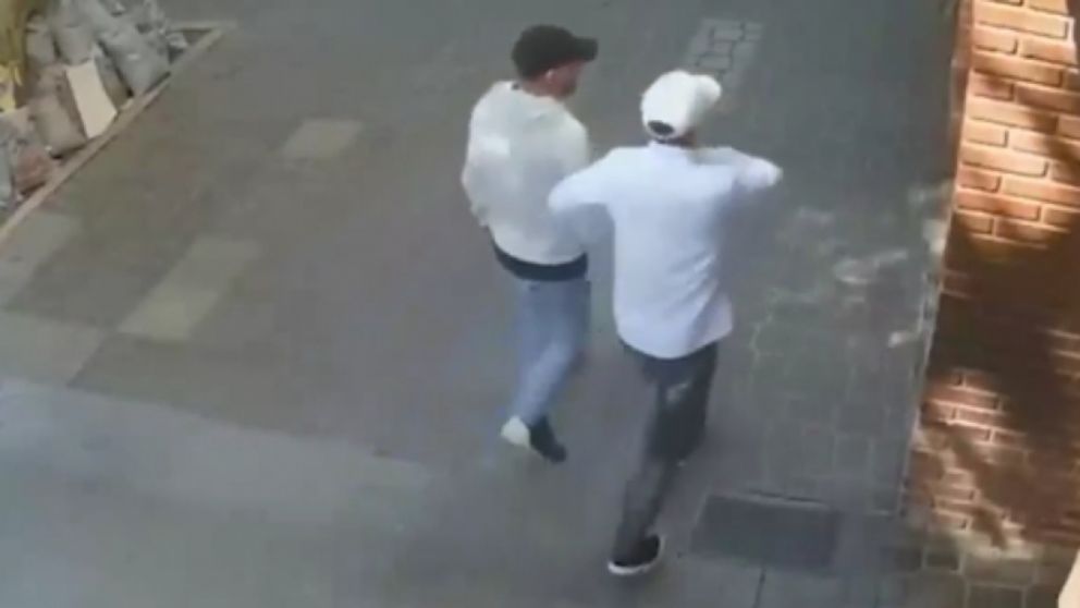 Los delincuentes fueron filmados mientras hacian "inteligencia".