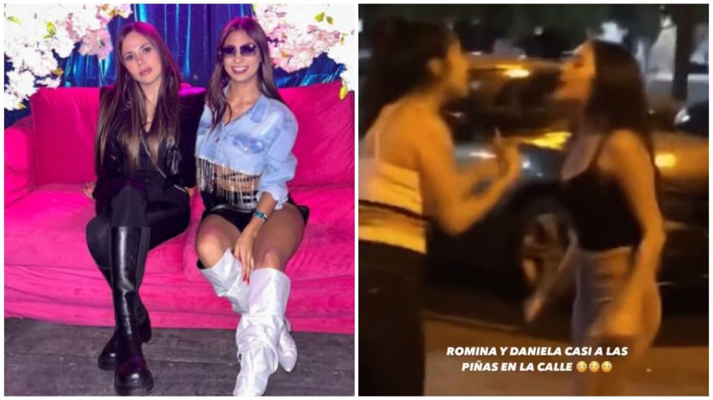 Se viralizó una presunta pelea entre Daniela Celis y Romina Uhrig de Gran Hermano 2022 (Instagram/@romina_uhrig - Twitter/@icono_mart).