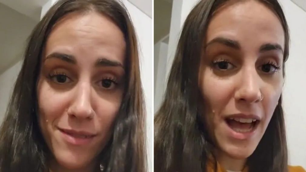 Descubrió que su novio le fue infiel en su casa y dio un desopilante consejo que se hizo viral (Imagen captura vídeo).