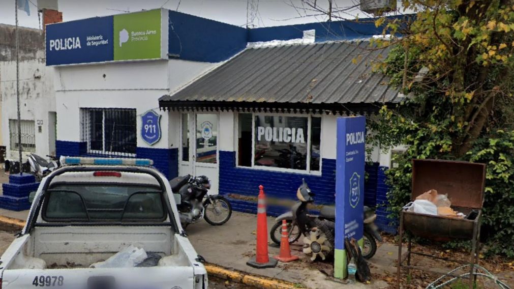 La seccional en la que fue alojado el presunto autor del homicidio.
