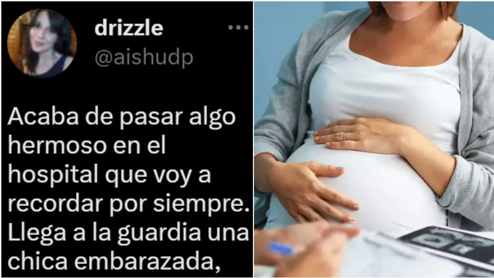 Una joven compartió la emotiva historia de una embarazada que se atendió en el hospital en el que trabaja.