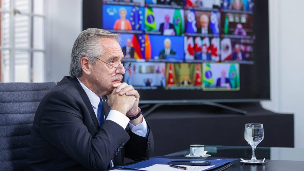 Alberto Fern�ndez particip� del Foro de las Principales Econom�as sobre Energ�a y Clima.