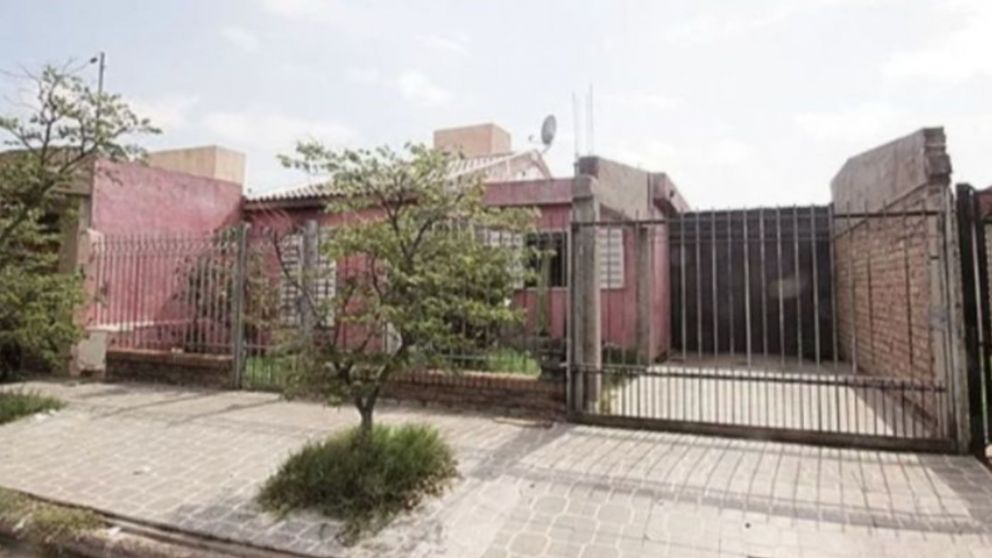 La vivienda del hecho, ubicada en el barrio La Ribera.