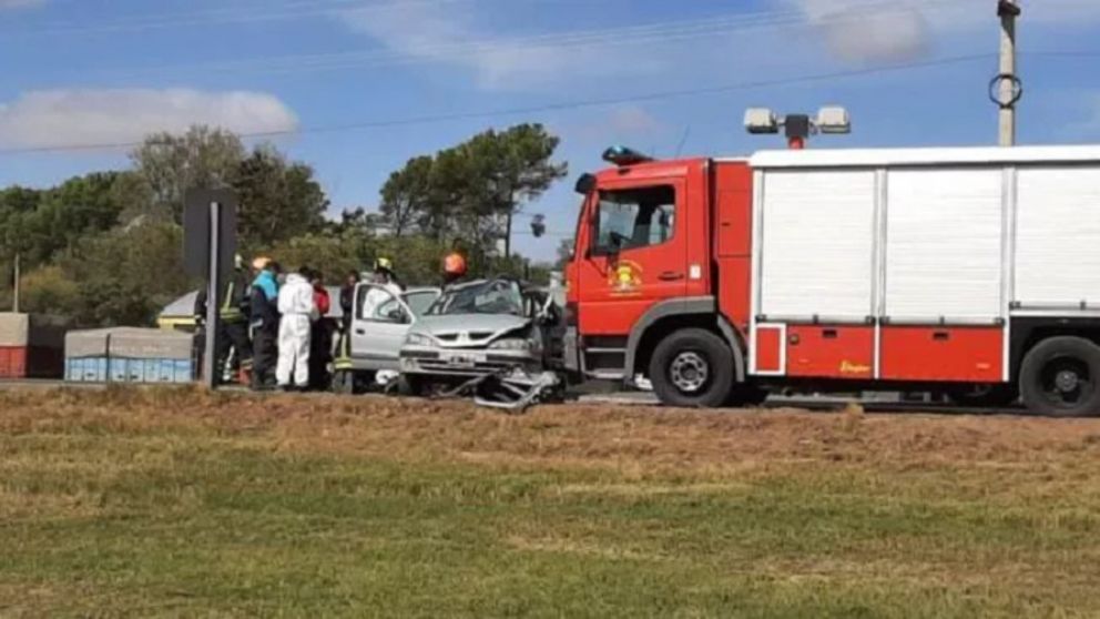 Dos muertos en un terrible accidente de tránsito en Trenque Lauquen (Foto Dato Posta).