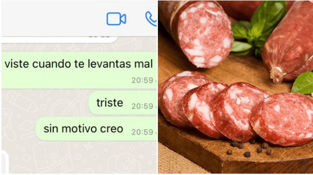 La insólita "teoría del salamín" que reveló una usuaria es viral (Twitter/@ju_seguraespi).