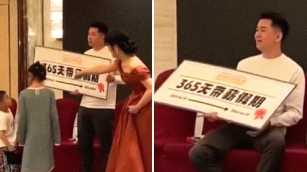 Un hombre ganó un año de vacaciones pagadas, pero no sabe si aceptar el premio por un increíble motivo (Imagen redes sociales).