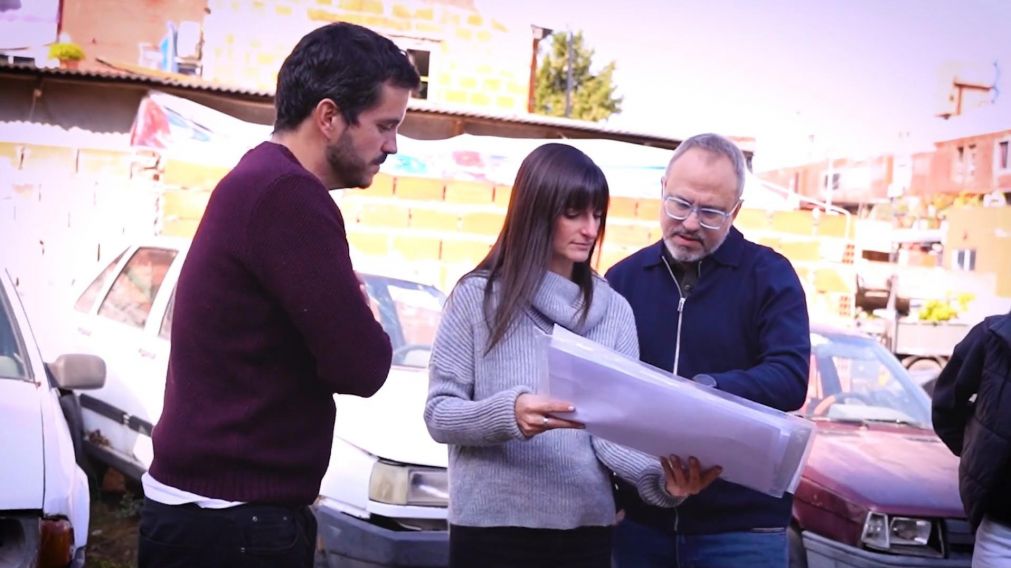 Diego Valenzuela inauguró una nueva plaza en el barrio Ejército de los Andes.
