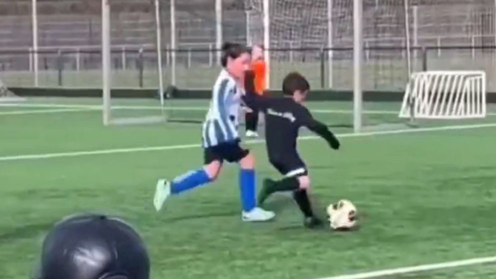 El falso Mateo Messi se hizo tendencia en las redes.