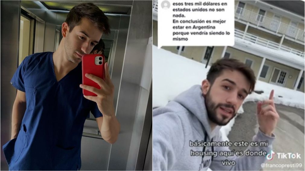 Médico argentino gana 3.000 dólares mensuales lavando platos en Estados Unidos, pero no cambia Argentina “ni por toda la plata del mundo”