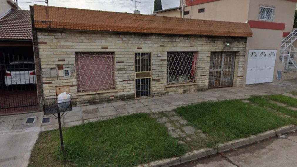 Acá, en esta vivienda, sucedió el homicidio de Francisca Noemí Sánchez, de 72 años.