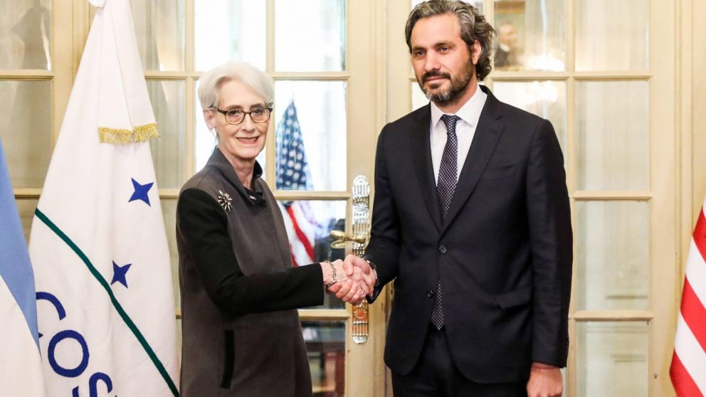 Santiago Cafiero y Wendy Sherman, vicesecretaria de Estado de Estados Unidos avanzaron en la agenda establecida por Alberto Fernández y Joe Biden.