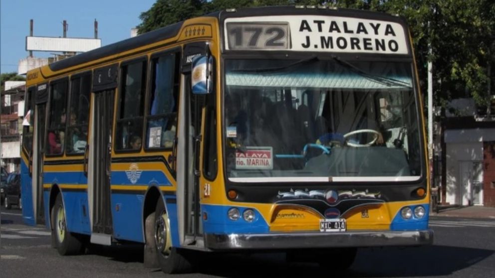 Los asaltos ocurrieron en unidades de la línea 172 de colectivos.