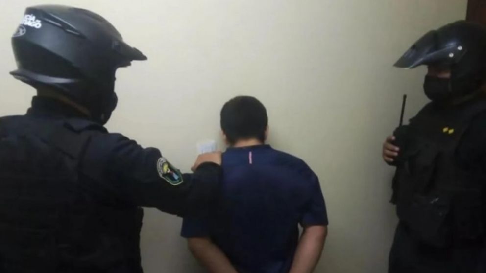 El acusado qued� detenido (Gentileza Nuevo Diario).