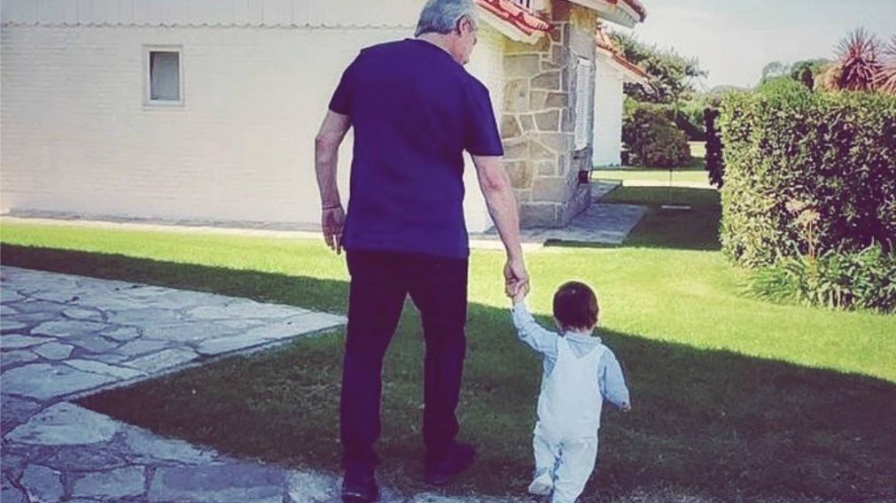 Alberto Fernández festejó el primer año de su hijo Francisco: "Lo veo crecer, gracias por tanta felicidad"